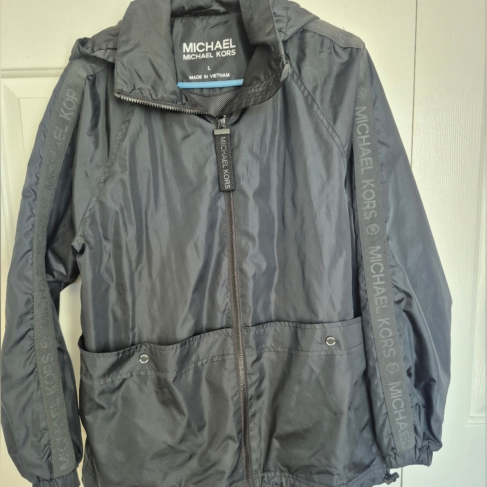 Michael Kors Women's Black Windbreaker
